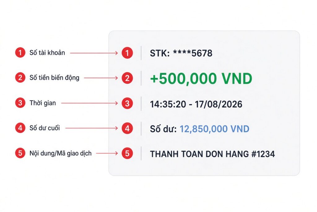 biến động số dư là gì