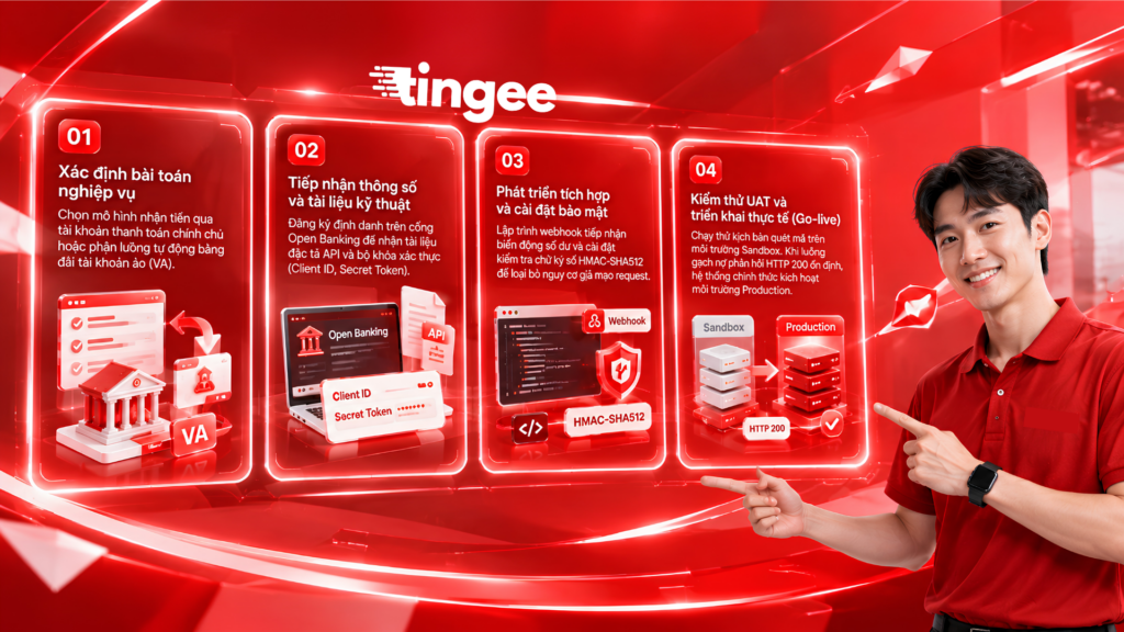 Quy trình tích hợp API ngân hàng